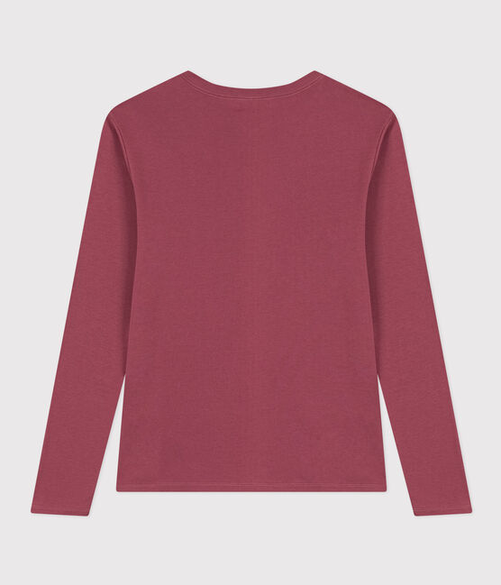T-shirt L'ICONIQUE girocollo in cotone Donna marrone JUKE BOX