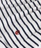 Abito senza maniche in cotone a righe bambina bianco MARSHMALLOW/blu SMOKING