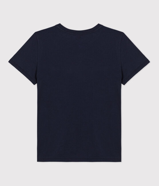 T-shirt LE DROIT girocollo in cotone Donna blu SMOKING