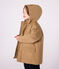 Parka bambino lunghezza midi tinta unita marrone ROCHE
