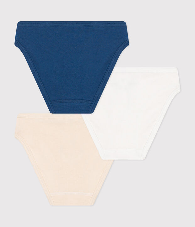 Lot de 3 culottes en coton enfant multicolore