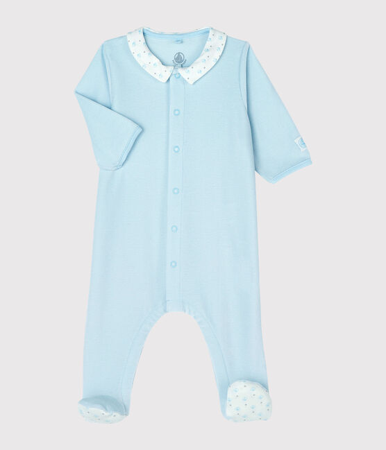 Tutina pigiama in ciniglia per neonati blu FRAICHEUR