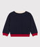 Felpa in molleton stampato bambino unisex blu SMOKING