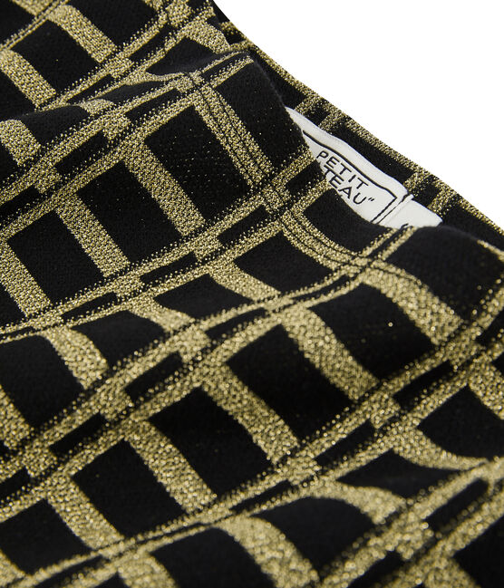 Marinière a scacchi donna nero NOIR/giallo OR