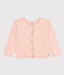 Cardigan in cotone bambina rosa SALINE
