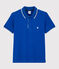 Polo manica corta in jersey bambino blu SURF