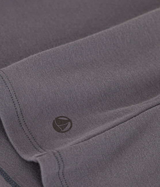 T-shirt L'ICONIQUE girocollo in cotone Donna grigio BONGRIS