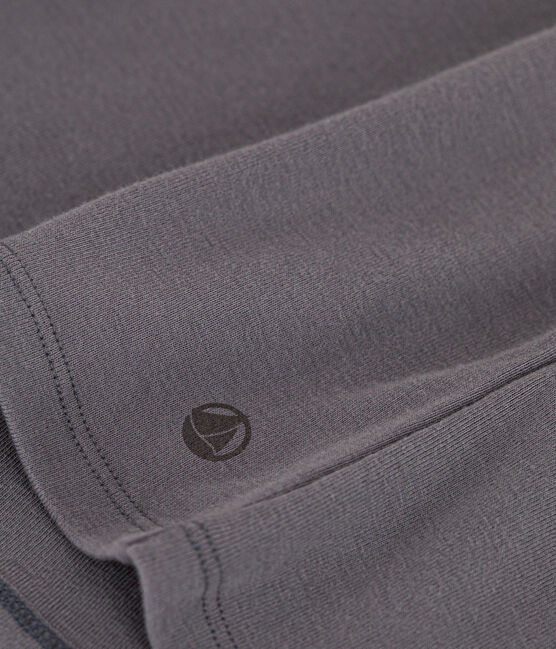 T-shirt L'ICONIQUE girocollo in cotone Donna grigio BONGRIS