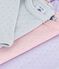 Set di body a maniche lunghe in cotone traforato neonato variante 1