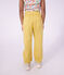 Pantaloni in cotone bambino giallo