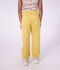 Pantaloni in cotone bambino giallo