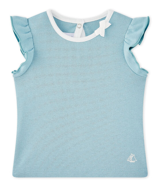T-shirt bebé bambina blu MIMI