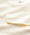 T-shirt a maniche lunghe in lana e cotone da bambino grigio ECRU