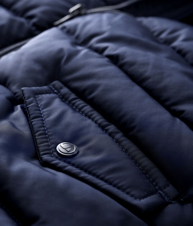 Piumino trapuntato beb&egrave; maschio blu