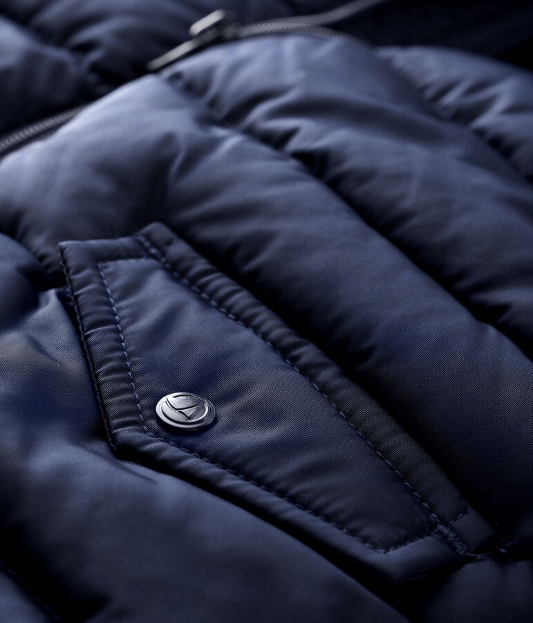 Piumino trapuntato beb&egrave; maschio blu