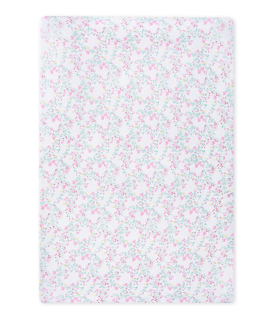 Lenzuolo bebè bambina 120x60 bianco ECUME/bianco MULTICO