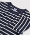 T-shirt iconica scollo rotondo Donna blu SMOKING/bianco MARSHMALLOW