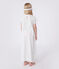 Camicia da notte travestimento con diadema bambina in cotone bianco MARSHMALLOW/bianco MULTICO