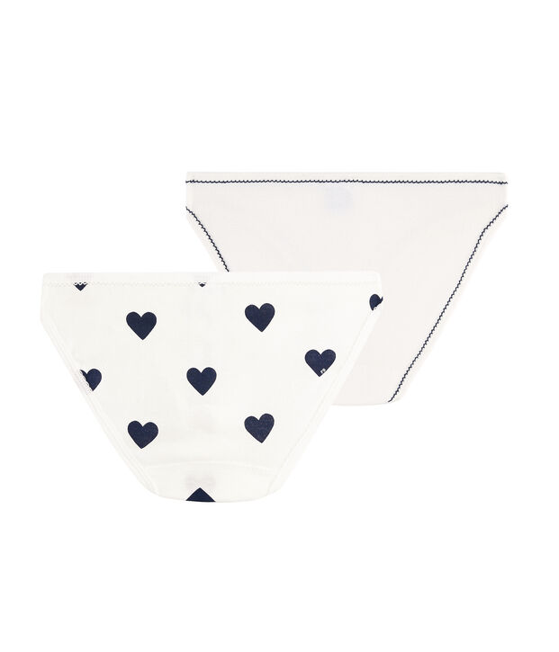 Confezione da 2 slip cuori donna multicolore