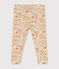 Leggings in cotone neonato bianco AVALANCHE/ MULTICO