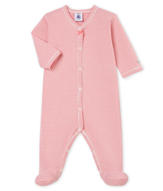 Tutina per bebé femmina rosa CHEEK/bianco MARSHMALLOW
