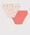 Confezione da 3 slip bambina in cotone variante 4