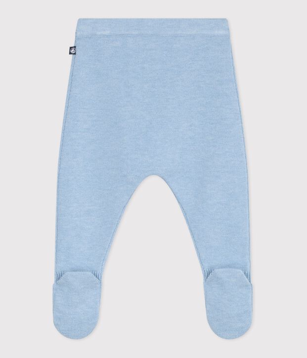 Pantaloni in maglia di lana e cotone neonato FLO