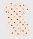 Pigiama short fantasia a cuori in cotone bambino