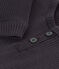 T-shirt maniche lunghe bebè in maglia a costine grigio DUMBO