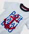 T-shirt maniche corte in cotone bambino grigio POUSSIERE CHINE