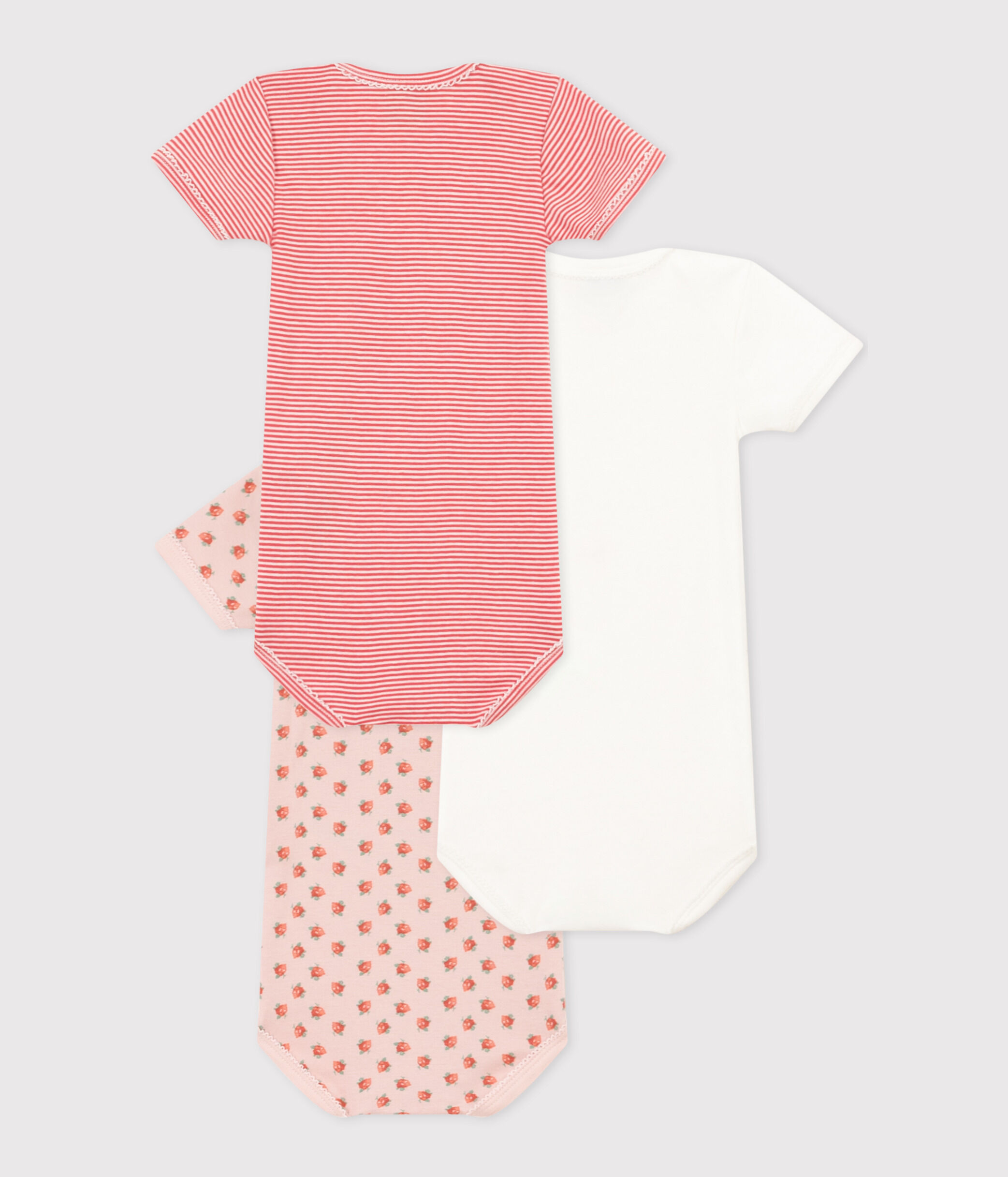 Petit Bateau Body Manica Lunga Body Petit Bateau Maniche Corte Pacco 5 - Unisex Per Neonati Petit Bateau Neonato