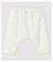 Pantaloni bianchi bebè in popeline di cotone biologico bianco MARSHMALLOW
