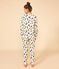 Pigiama chalet donna in cotone bianco AVALANCHE/ MULTICO