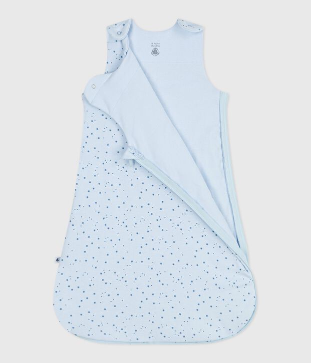 Sacco nanna in cotone con stampa a stelle neonato TOG 1,5 blu/blu