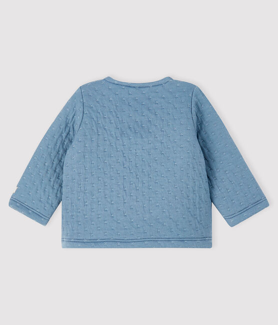 Cardigan neonata in tubique grigio TEMPETE