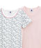 Lotto di 2 t-shirts a maniche corte per bambina variante 1