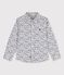 Camicia in popeline bambino bianco ECUME/bianco MULTICO
