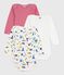 Set di body a maniche lunghe in cotone con stampa neonato variante 1