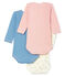 Trio body manica lunga bambina variante 1
