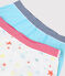 Confezione da 2 boxer stelle multicolore bambino in cotone biologico variante 1