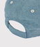 Cappellino ricamato bambino blu DENIM TRES CLAIR NÂ°5