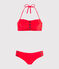 Costume da bagno 2 pezzi ecoresponsabile donna rosso PEPS