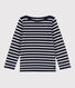 Marinière iconica bambina in cotone