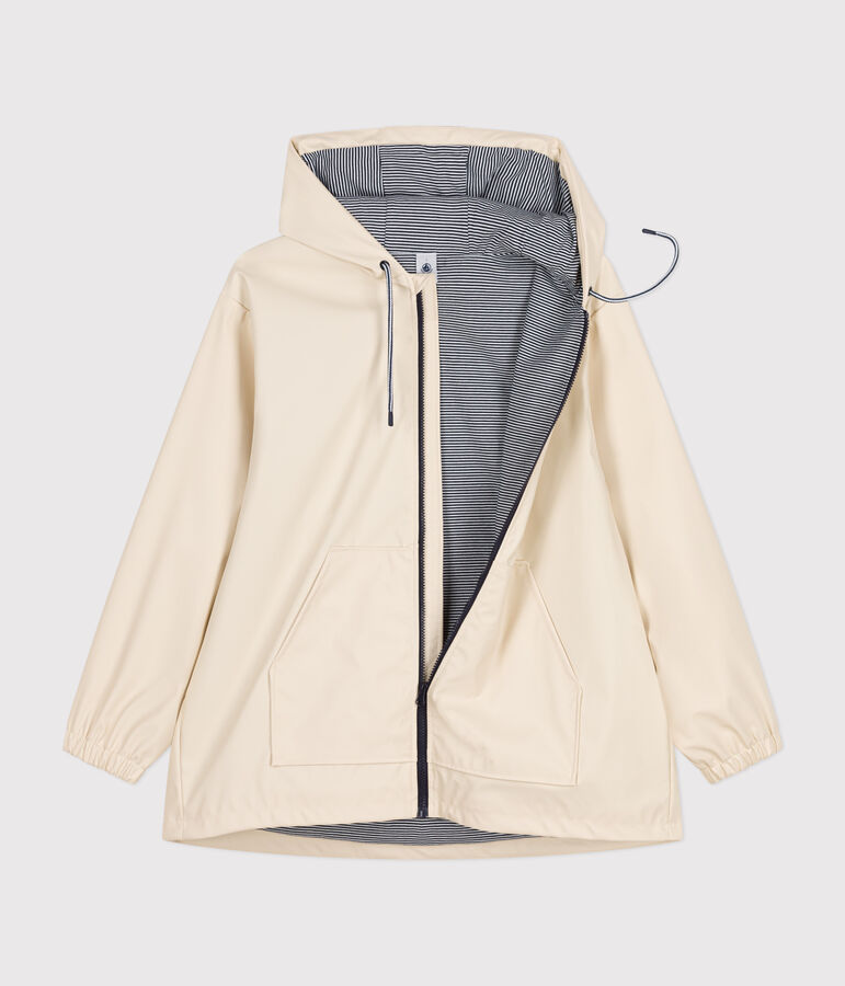 Cerata con cappuccio donna ecru