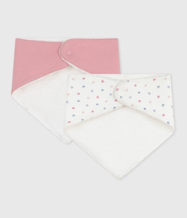Set di bandane in cotone con stampa neonato multicolore