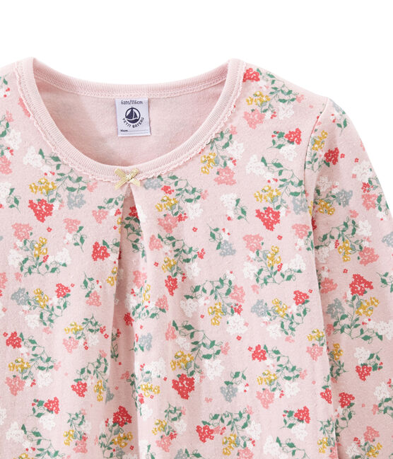 Camicia da notte per bambina rosa JOLI/bianco MULTICO
