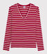 T-shirt iconica scollo a V donna