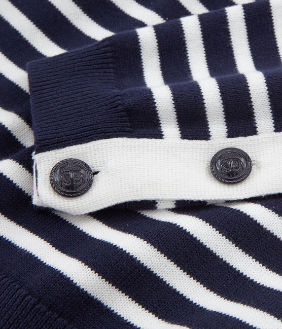 Pull donna blu SMOKING/bianco MARSHMALLOW