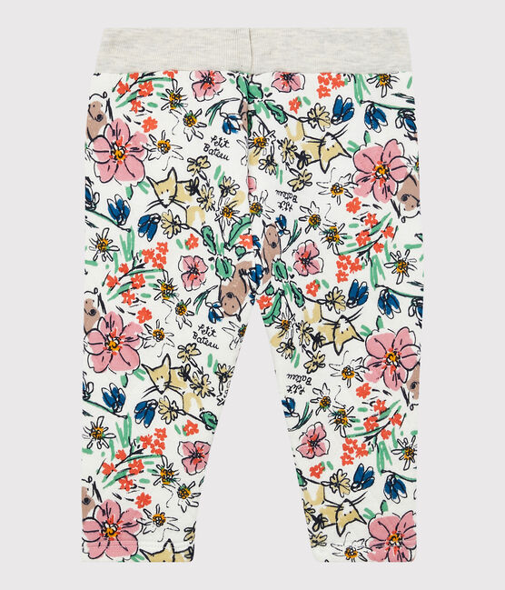 Pantalone trapuntato bebè. bianco MARSHMALLOW/bianco MULTICO