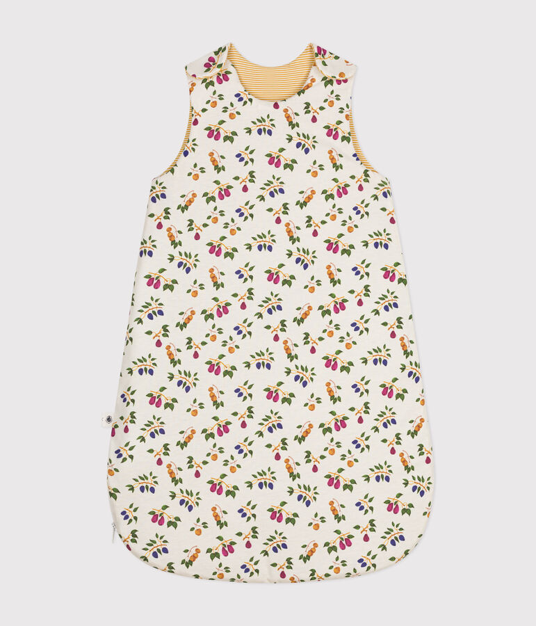 Sacco nanna beb&egrave; in cotone TOG 2.5 con motivo frutta bianco/giallo/multicolore